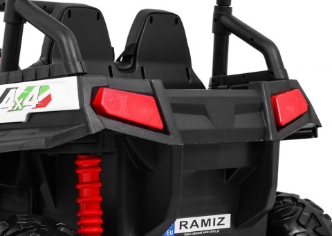 Grand Buggy Strong Lift dla dzieci Biały + Napęd 4x4 + Pilot + Bagażnik + Radio MP3 + LED Grand Buggy Strong Lift dla dzieci Biały + Napęd 4x4 + Pilot + Bagażnik + Radio MP3 + LED