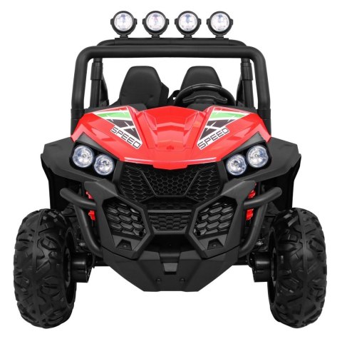 Grand Buggy Strong Lift dla dzieci Czerwony + Napęd 4x4 + Pilot + Bagażnik + Radio MP3 + LED Grand Buggy Strong Lift dla dzieci Czerwony + Napęd 4x4 + Pilot + Bagażnik + Radio MP3 + LED