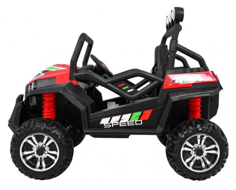 Grand Buggy Strong Lift dla dzieci Czerwony + Napęd 4x4 + Pilot + Bagażnik + Radio MP3 + LED Grand Buggy Strong Lift dla dzieci Czerwony + Napęd 4x4 + Pilot + Bagażnik + Radio MP3 + LED