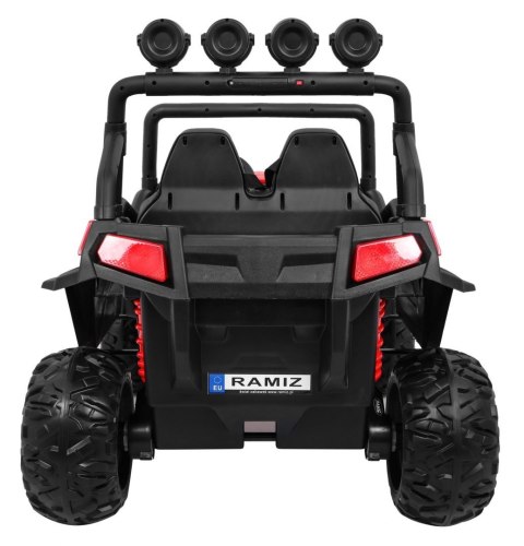 Grand Buggy Strong Lift dla dzieci Czerwony + Napęd 4x4 + Pilot + Bagażnik + Radio MP3 + LED Grand Buggy Strong Lift dla dzieci Czerwony + Napęd 4x4 + Pilot + Bagażnik + Radio MP3 + LED