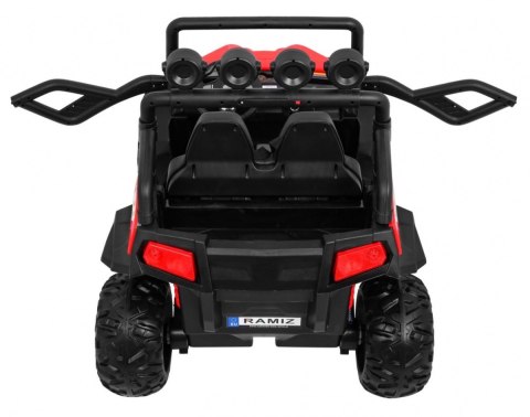 Grand Buggy Strong Lift dla dzieci Czerwony + Napęd 4x4 + Pilot + Bagażnik + Radio MP3 + LED Grand Buggy Strong Lift dla dzieci Czerwony + Napęd 4x4 + Pilot + Bagażnik + Radio MP3 + LED