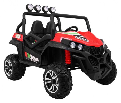 Grand Buggy Strong Lift dla dzieci Czerwony + Napęd 4x4 + Pilot + Bagażnik + Radio MP3 + LED Grand Buggy Strong Lift dla dzieci Czerwony + Napęd 4x4 + Pilot + Bagażnik + Radio MP3 + LED