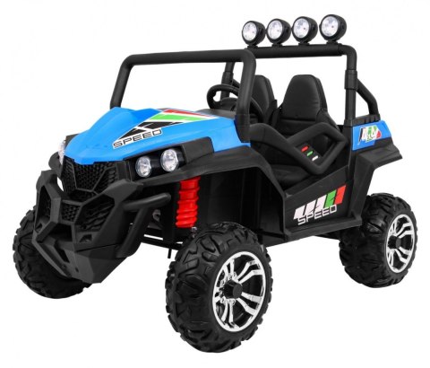 Grand Buggy Strong Lift dla dzieci Niebieski + Napęd 4x4 + Pilot + Bagażnik + Radio MP3 + LED Grand Buggy Strong Lift dla dzieci Niebieski + Napęd 4x4 + Pilot + Bagażnik + Radio MP3 + LED