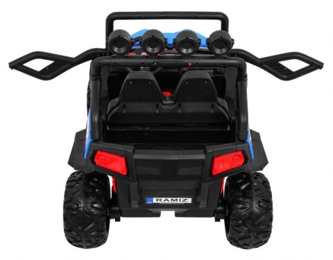 Grand Buggy Strong Lift dla dzieci Niebieski + Napęd 4x4 + Pilot + Bagażnik + Radio MP3 + LED Grand Buggy Strong Lift dla dzieci Niebieski + Napęd 4x4 + Pilot + Bagażnik + Radio MP3 + LED