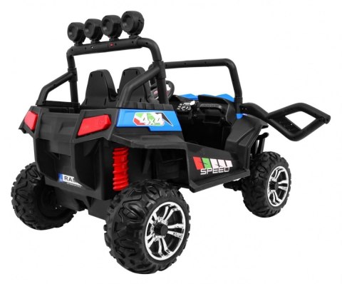 Grand Buggy Strong Lift dla dzieci Niebieski + Napęd 4x4 + Pilot + Bagażnik + Radio MP3 + LED Grand Buggy Strong Lift dla dzieci Niebieski + Napęd 4x4 + Pilot + Bagażnik + Radio MP3 + LED