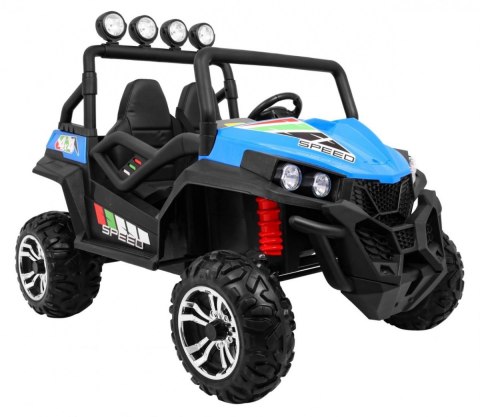 Grand Buggy Strong Lift dla dzieci Niebieski + Napęd 4x4 + Pilot + Bagażnik + Radio MP3 + LED Grand Buggy Strong Lift dla dzieci Niebieski + Napęd 4x4 + Pilot + Bagażnik + Radio MP3 + LED