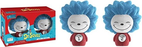 FUNKO DORBZ Dr Seuss thing 1 i thing 2 flocked 2pak