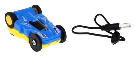 Interaktywny tor wyścigowy z tunelem + dwustronne autko dla dzieci 3+ Dźwięki Światła 80 el. Interaktywny tor wyścigowy z tunelem + dwustronne autko dla dzieci 3+ Dźwięki Światła 80 el.