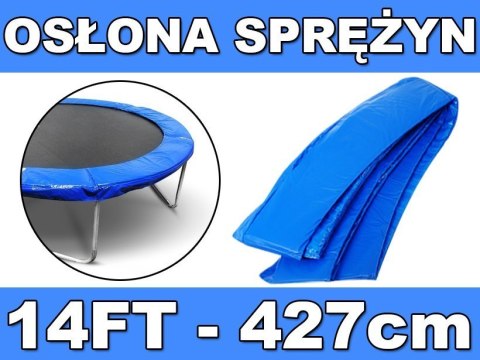 Kołnierz ochronny na sprężyny SkyRamiz Niebieski do trampoliny ogrodowej 427cm/14FT Kołnierz ochronny na sprężyny SkyRamiz Niebieski do trampoliny ogrodowej 427cm/14FT