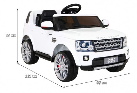 Land Rover Discovery Autko elektryczne dla dzieci Biały SUV + Pilot Land Rover Discovery Autko elektryczne dla dzieci Biały SUV + Pilot