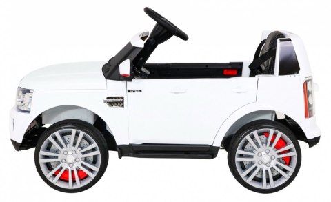 Land Rover Discovery Autko elektryczne dla dzieci Biały SUV + Pilot Land Rover Discovery Autko elektryczne dla dzieci Biały SUV + Pilot
