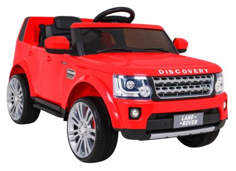 Land Rover Discovery Autko elektryczne dla dzieci, Czerwony SUV + Pilot
