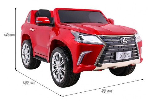 Lexus LX570 Lakierowane Autko dla 2 dzieci Czerwony SUV + Pilot Lexus LX570 Lakierowane Autko dla 2 dzieci Czerwony SUV + Pilot