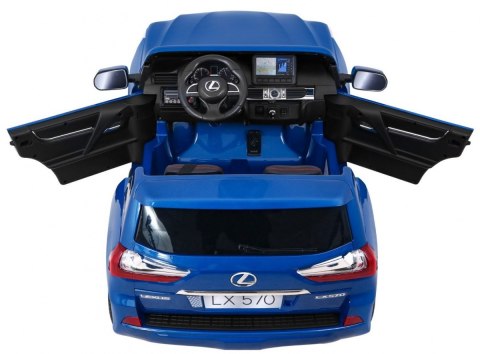 Lexus LX570 Lakierowane Autko dla 2 dzieci Niebieski SUV + Pilot Lexus LX570 Lakierowane Autko dla 2 dzieci Niebieski SUV + Pilot
