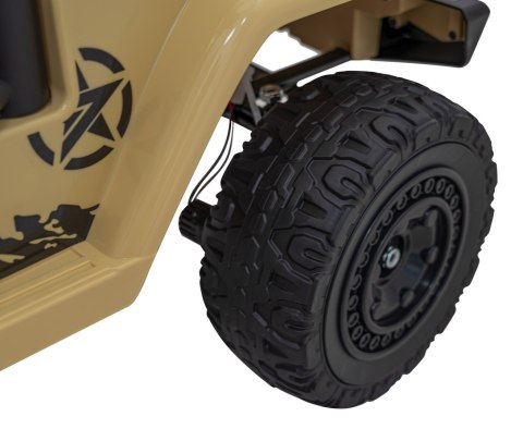 Toyota FJ Cruiser dla dzieci Beżowy + Pilot + Napęd 4x4 + Audio LED + EVA + Wolny Start Toyota FJ Cruiser dla dzieci Beżowy + Pilot + Napęd 4x4 + Audio LED + EVA + Wolny Start