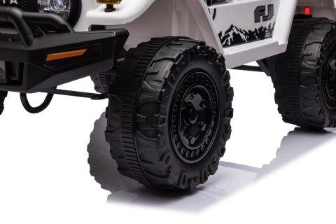 Toyota FJ Cruiser dla dzieci Biały + Pilot + Napęd 4x4 + Audio LED + EVA + Wolny Start Toyota FJ Cruiser dla dzieci Biały + Pilot + Napęd 4x4 + Audio LED + EVA + Wolny Start