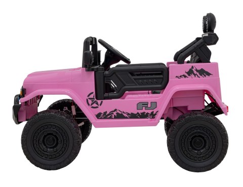 Toyota FJ Cruiser dla dzieci Różowy + Pilot + Napęd 4x4 + Audio LED + EVA + Wolny Start Toyota FJ Cruiser dla dzieci Różowy + Pilot + Napęd 4x4 + Audio LED + EVA + Wolny Start