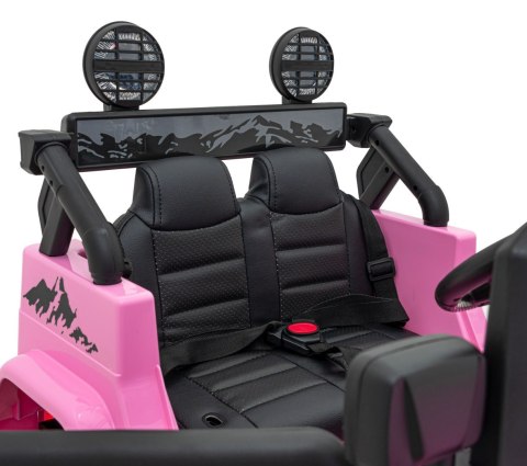 Toyota FJ Cruiser dla dzieci Różowy + Pilot + Napęd 4x4 + Audio LED + EVA + Wolny Start Toyota FJ Cruiser dla dzieci Różowy + Pilot + Napęd 4x4 + Audio LED + EVA + Wolny Start