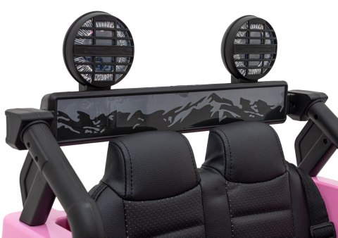 Toyota FJ Cruiser dla dzieci Różowy + Pilot + Napęd 4x4 + Audio LED + EVA + Wolny Start Toyota FJ Cruiser dla dzieci Różowy + Pilot + Napęd 4x4 + Audio LED + EVA + Wolny Start