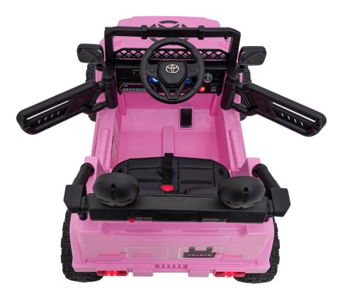 Toyota FJ Cruiser dla dzieci Różowy + Pilot + Napęd 4x4 + Audio LED + EVA + Wolny Start Toyota FJ Cruiser dla dzieci Różowy + Pilot + Napęd 4x4 + Audio LED + EVA + Wolny Start