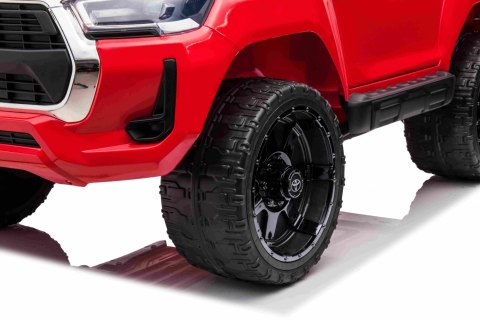 Toyota Hilux na akumulator dla dzieci Czerwony Pickup + Napęd 4x4 + Pilot Toyota Hilux na akumulator dla dzieci Czerwony Pickup + Napęd 4x4 + Pilot