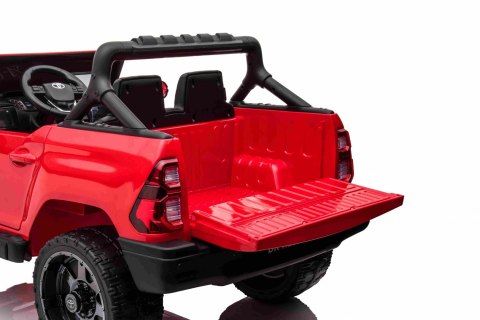 Toyota Hilux na akumulator dla dzieci Czerwony Pickup + Napęd 4x4 + Pilot Toyota Hilux na akumulator dla dzieci Czerwony Pickup + Napęd 4x4 + Pilot