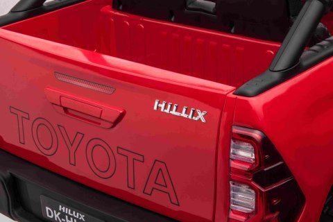 Toyota Hilux na akumulator dla dzieci Czerwony Pickup + Napęd 4x4 + Pilot Toyota Hilux na akumulator dla dzieci Czerwony Pickup + Napęd 4x4 + Pilot