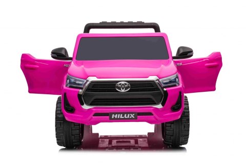 Toyota Hilux na akumulator dla dzieci, Różowy Pickup + Napęd 4x4 + Pilot Toyota Hilux na akumulator dla dzieci, Różowy Pickup + Napęd 4x4 + Pilot