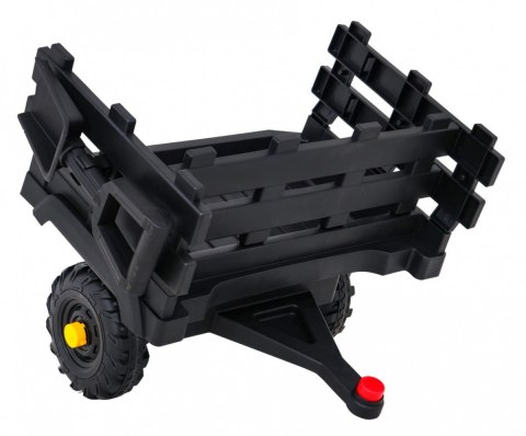 Traktor Titanium Z Przyczepą Czarny Traktor Titanium Z Przyczepą Czarny