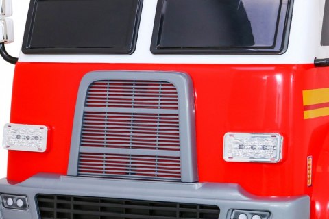 Wóz Straż Pożarna na akumulator dla dzieci + Armatka wodna + Megafon + Kogut strażacki + Pilot Wóz Straż Pożarna na akumulator dla dzieci + Armatka wodna + Megafon + Kogut strażacki + Pilot