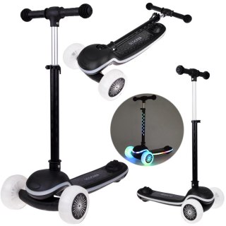 Balansowa hulajnoga SCOOTER 3-kołowa KOLOROWE ŚWIATEŁKA i MUZYKA SP0812