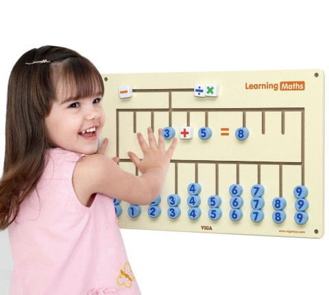 VIGA Tablica Sensoryczna do nauki liczenia Certyfikat FSC Montessori VIGA Tablica Sensoryczna do nauki liczenia Certyfikat FSC Montessori