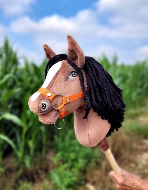 Hobby Horse Mały koń na kiju Premium - gniady A4 Hobby Horse Mały koń na kiju Premium - gniady A4