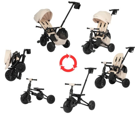 Qplay Rowerek Trójkołowy Nova Max Beige Qplay Rowerek Trójkołowy Nova Max Beige