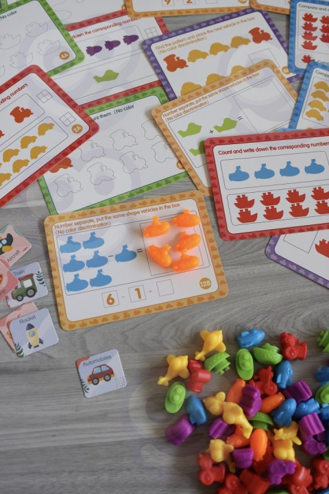 WOOPIE Zestaw Edukacyjny Nauka Liczenia Montessori Sorter Kolorów 2szt WOOPIE Zestaw Edukacyjny Nauka Liczenia Montessori Sorter Kolorów 2szt