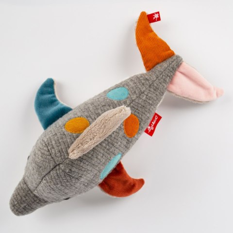 Pierwsza przytulanka Delfin patchwork maskotka zabawka dla dzieci sigikid Pierwsza przytulanka Delfin patchwork maskotka zabawka dla dzieci sigikid