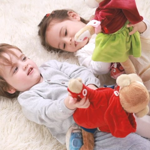 Pluszowa zabawka edukacyjna Małpka lalka do przebierania dla dzieci sigikid Pluszowa zabawka edukacyjna Małpka lalka do przebierania dla dzieci sigikid