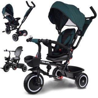 Rowerek dziecięcy trójkołowy Tiny Bike 3w1 z daszkiem OBRACANY SP0650