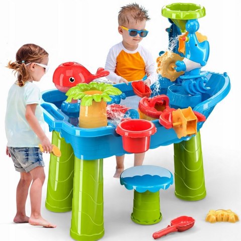 WOOPIE Stolik Wodny Statek Piracki z Krzesełkiem 17 akc.