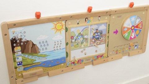 MASTERKIDZ Tablica Edukacyjna Obieg Wody Montessori MASTERKIDZ Tablica Edukacyjna Obieg Wody Montessori