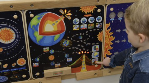 MASTERKIDZ Tablica Edukacyjna Ziemia Montessori MASTERKIDZ Tablica Edukacyjna Ziemia Montessori