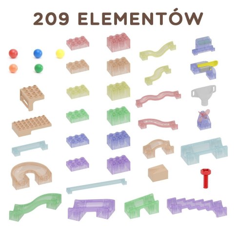 MASTERKIDZ Zestaw Konstrukcyjny Tor dla Piłek Tablica STEM 209elementów MASTERKIDZ Zestaw Konstrukcyjny Tor dla Piłek Tablica STEM 209elementów