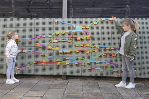 MASTERKIDZ Zestaw Konstrukcyjny Tor dla Piłek Tablica STEM 440elementów MASTERKIDZ Zestaw Konstrukcyjny Tor dla Piłek Tablica STEM 440elementów