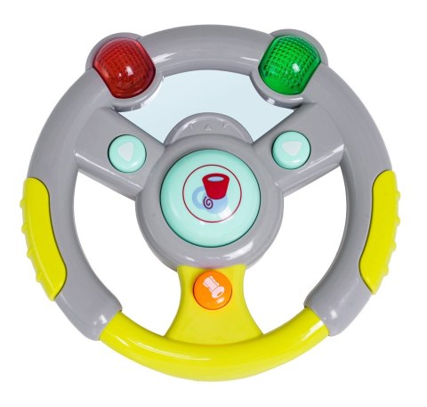 Interaktywny zestaw Kierowcy dla dzieci 3+ Kierownica + Pilot z kluczami + Telefon + Dźwięki Światła