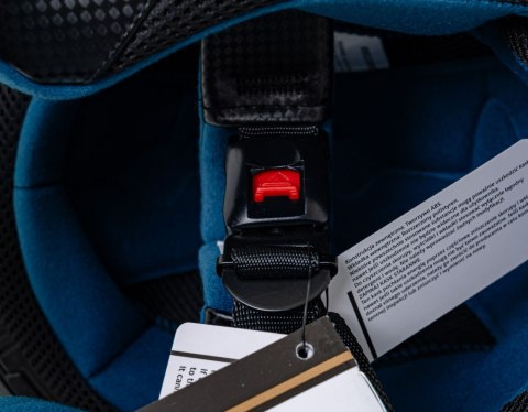 Kask Motocyklowy Enduro Niebieski L Kask Motocyklowy Enduro Niebieski L