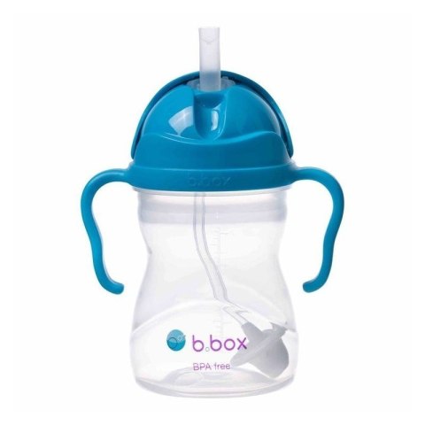 Bidon ze słomką 240ml kobalt. BBOX