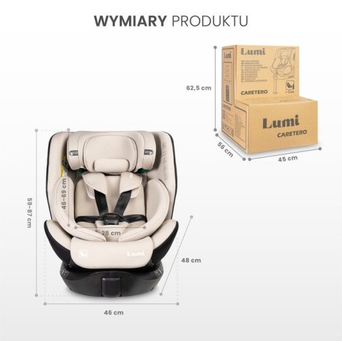 FOTELIK LUMI I-SIZE LIGHT GREY (40-150) FOTELIK LUMI I-SIZE LIGHT GREY (40-150)
