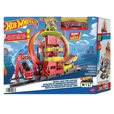 Hot Wheels City Remiza strażacka z superpętlą Hot Wheels City Remiza strażacka z superpętlą