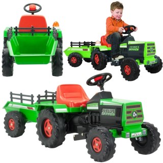 INJUSA Traktor Na Akumulator Basic 6V + Przyczepka