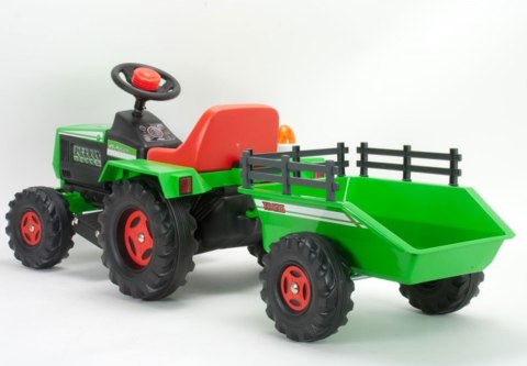 INJUSA Traktor Na Akumulator Basic 6V + Przyczepka INJUSA Traktor Na Akumulator Basic 6V + Przyczepka